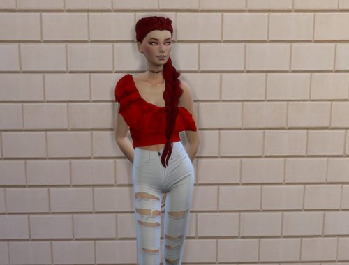 The Perfect Night - Cold Shoulder Ruffle Top