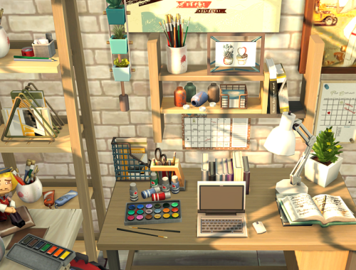 The Sims 4 // Art Room // CC needed