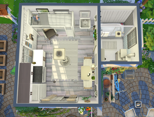 The Sims 4 // Cute Garden Shed // No CC