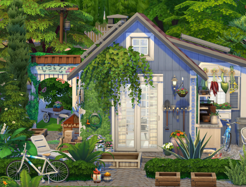 The Sims 4 // Cute Garden Shed // No CC