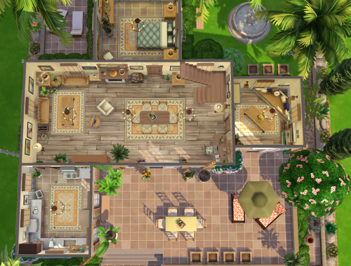 The Sims 4 // Rustic Finca // no CC