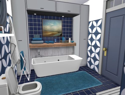 The Squealing Mermaid Boathouse - Bathroom