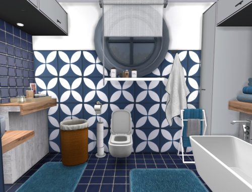 The Squealing Mermaid Boathouse - Bathroom