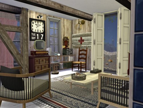 The Squealing Mermaid Boathouse - Family Room