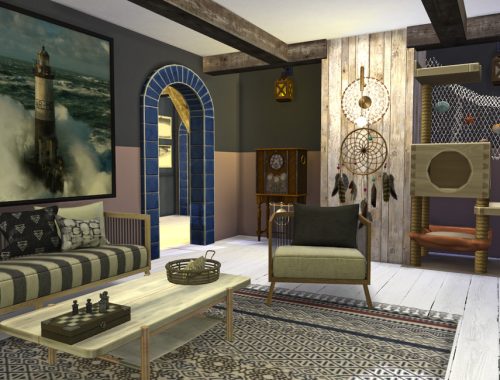 The Squealing Mermaid Boathouse - Family Room