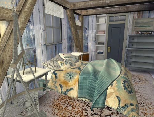 The Squealing Mermaid Boathouse - Master Bedroom