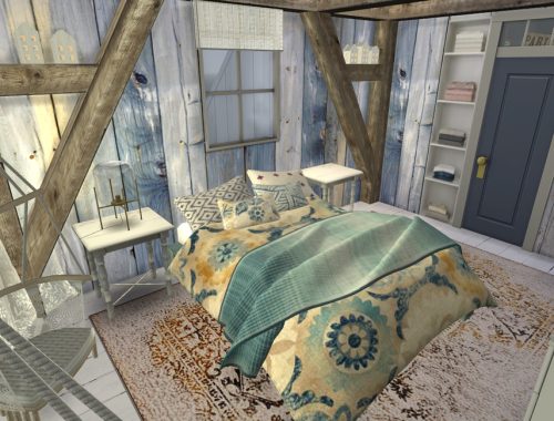 The Squealing Mermaid Boathouse - Master Bedroom