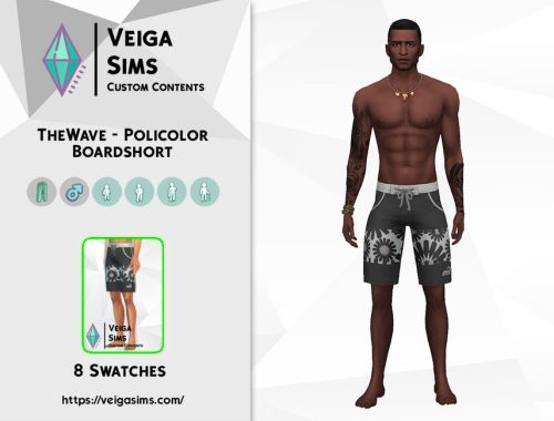TheWave - Policolor Boardshort
