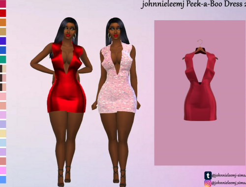 johnnieleemj Peek-a-Boo Dress