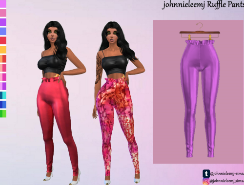 johnnieleemj Ruffle Pants