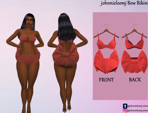 johnnieleemj Bow Bikini