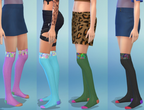 Zany Over The Knee Socks