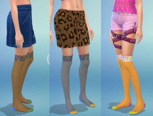 Zany Over The Knee Socks