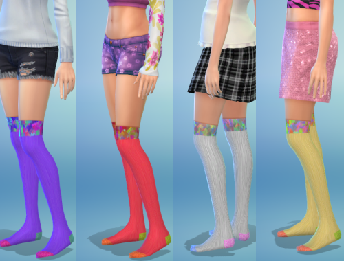 Zany Over The Knee Socks