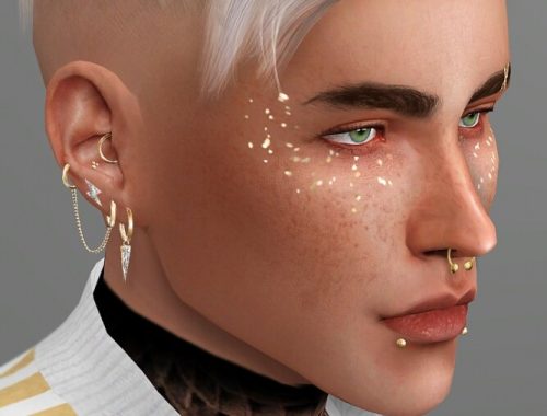 THUNDER Ear Piercing Set at Praline Sims