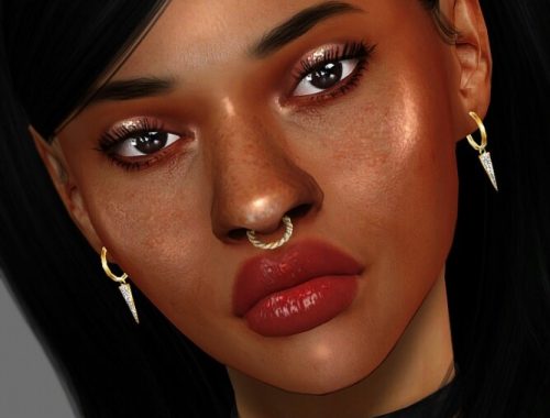 THUNDER Ear Piercing Set at Praline Sims