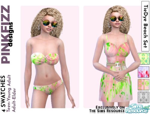 Tie-Dye Beach Set
