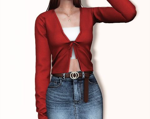 Tie Front Cardigan at Gorilla