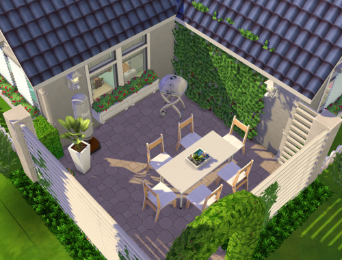 Tiny House for 8 Sims // no CC