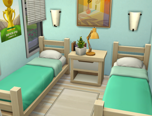 Tiny House for 8 Sims // no CC
