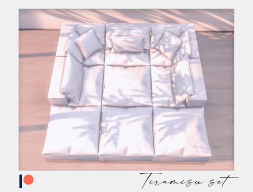 Tiramisu living set - Patreon Early Access for TSR