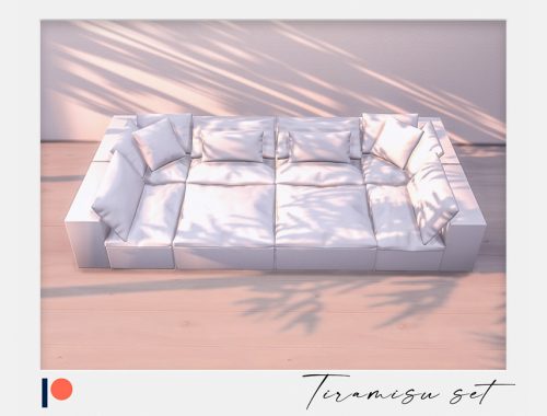 Tiramisu living set - Patreon Early Access for TSR