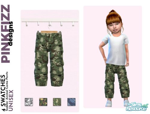 Toddler Animal Camo Pants