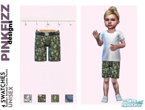 Toddler Animal Camo Shorts