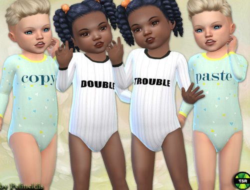 Toddler Bodysuit Twins
