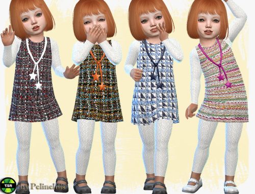 Toddler Boucle Tunic Dress