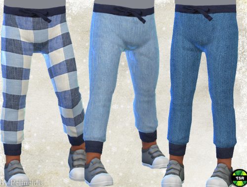 Toddler Denim Sweatpants