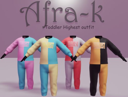 Toddler Highest outfit