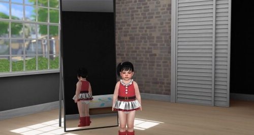 TODDLER SANTA CLAUS COSTUME 2 VERSIONS at REDHEADSIMS
