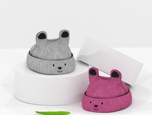 TODDLER TEDDY BABY HAT