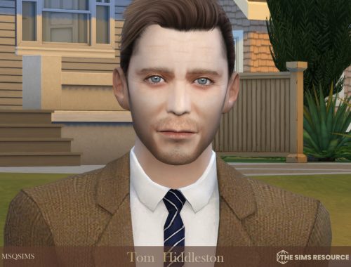 Tom Hiddleston - TSR CC Only
