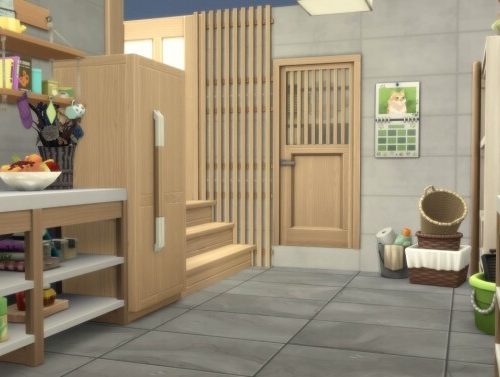Traditional Japanese Home 2-4-1 Wakabamori at SimKat Builds