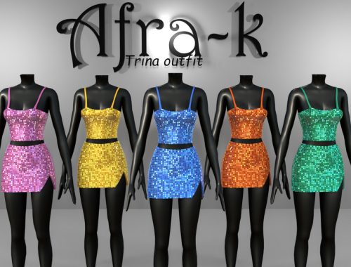 Trina sequin outfit