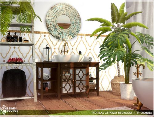 Tropical Getaway Bedroom /TSR CC only/