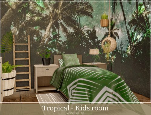 Tropical Kids room