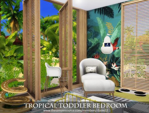 Tropical Toddler Bedroom