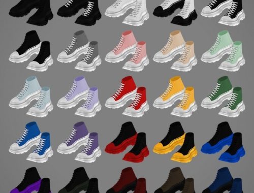 TS high top sneakers at MMSIMS