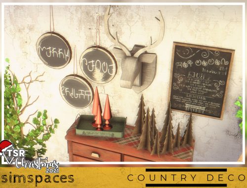 TSR 2021 Christmas Collection - Country Deco