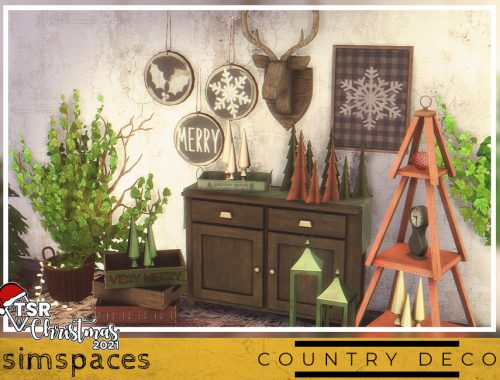 TSR 2021 Christmas Collection - Country Deco