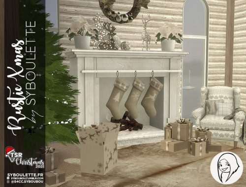 TSR Christmas 2021 - Rustic Xmas - Part 1: Furnitures