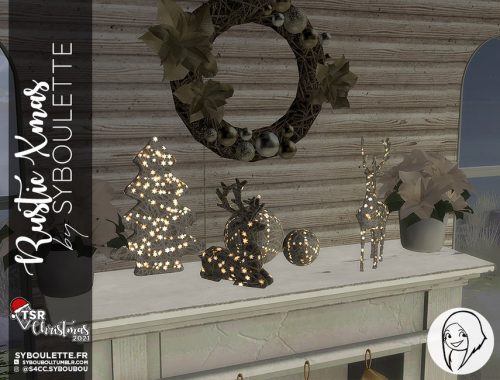 TSR Christmas 2021 - Rustic Xmas - Part 1: Furnitures