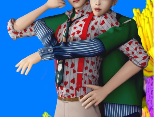 Bicolor Byul hair [BTS Idol collab]