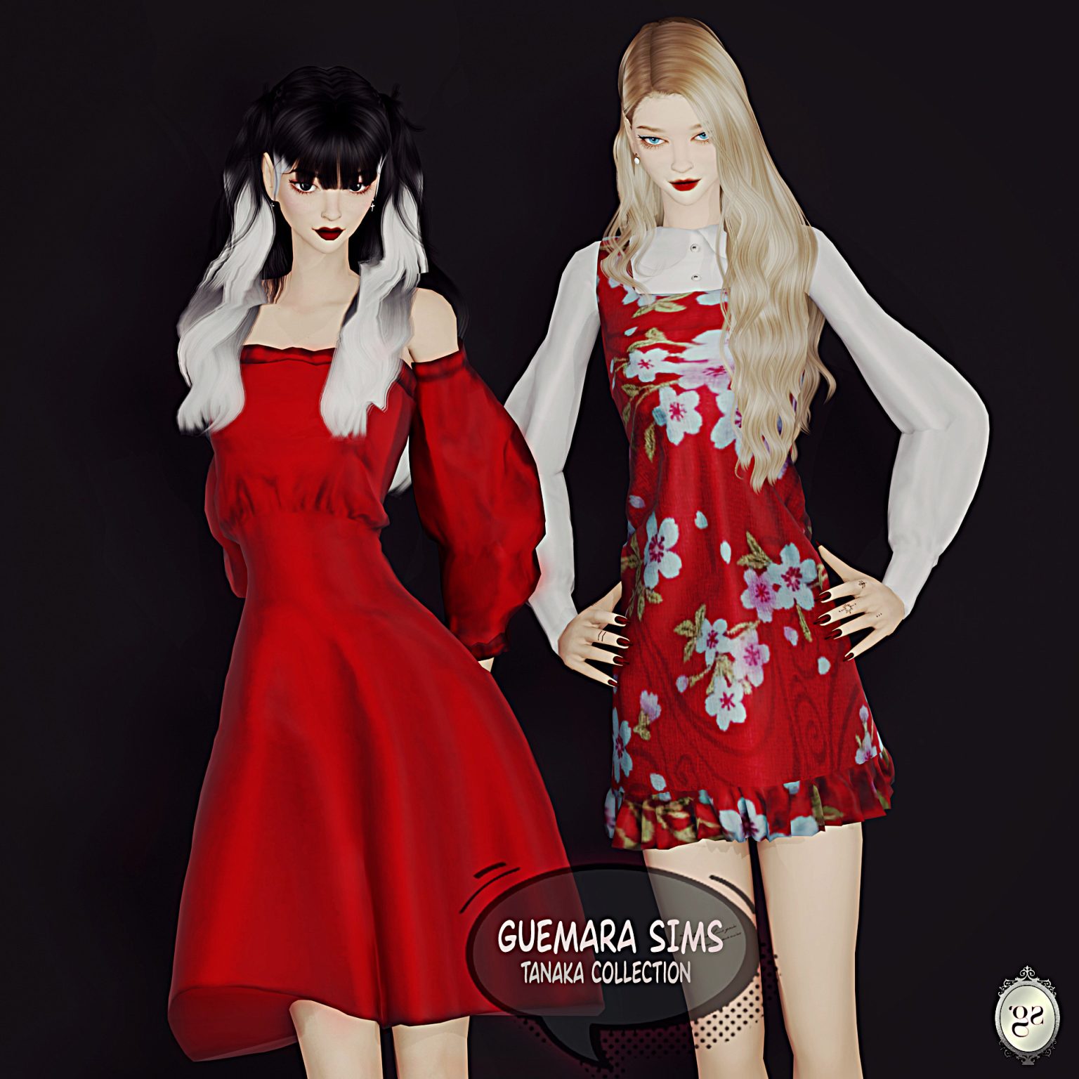 Tanaka collection (dresses and poses) - The Sims 4 Catalog