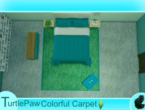 TurtlePaw Colorful Carpet