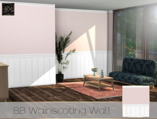 TX -  Beadboard Wainscoting Wall