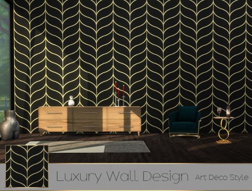 TX - Luxury Wall Design - Art Deco Style